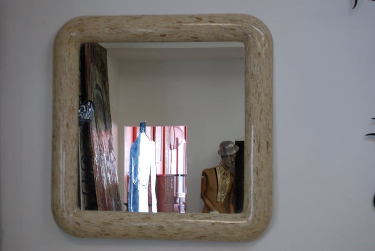 Nice mirror with rounded edges 36
