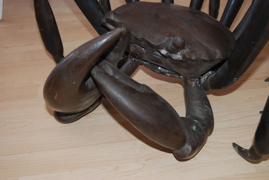 Colossal  Bronze Crab Sculpture