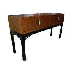 ASIAN INSPIRED MASTERCRAFT CONSOLE TABLE