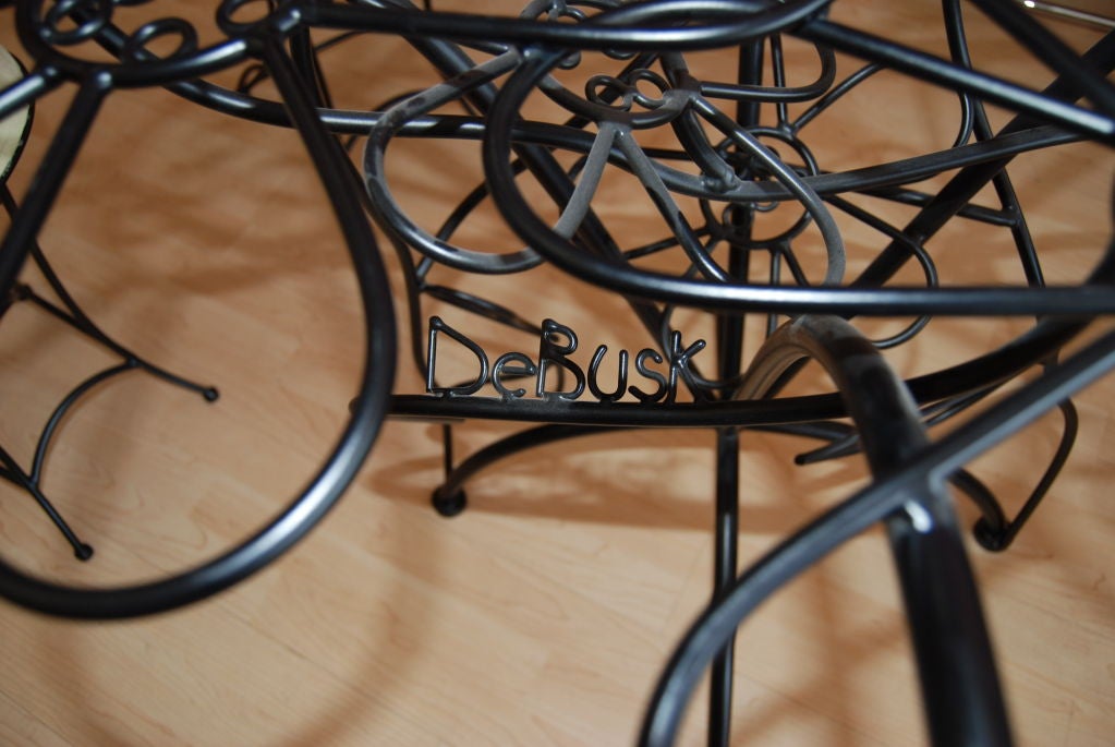 WHIMSICAL AND FUN SIGNED BARRETT DEBUSK TABLE SET