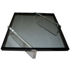 FABULOUS SQUARE LUCITE COFFEE TABLE