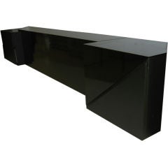 " SLEEK AND CHIC "  ROUGIER KING HEADBOARD WITH NIGHSTANDS