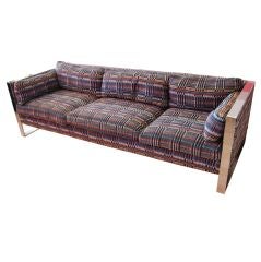 MILO BAUGHMAN SOFA WITH VINTAGE MISSONI FABRIC