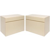 Pair of Rougier Lacquered Night Stands