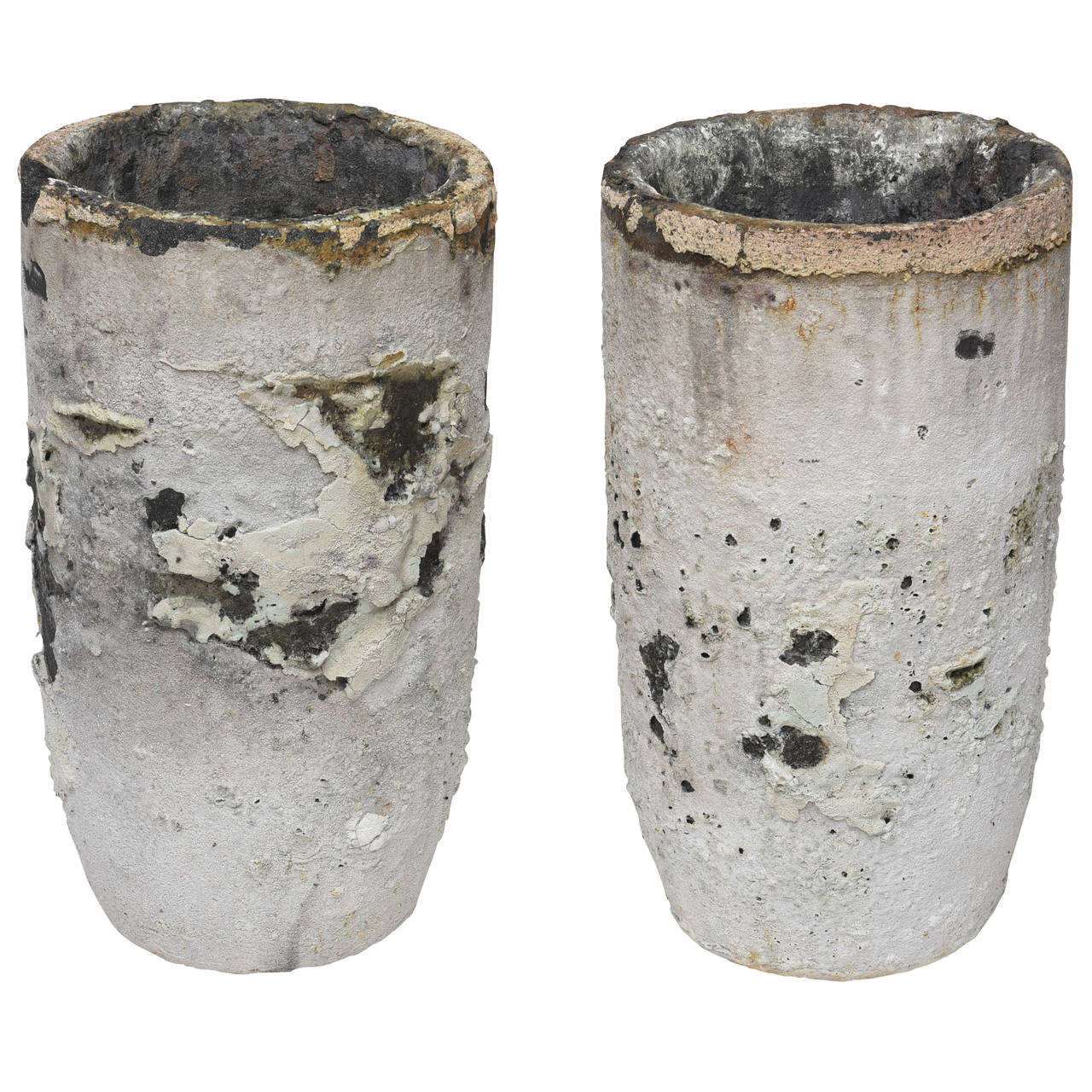 Pair of Large Foundry Crucibles at 1stDibs
