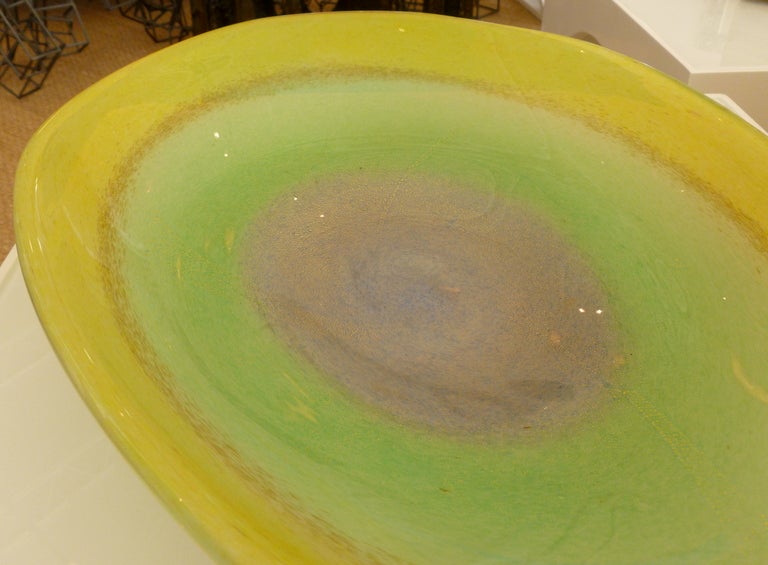 Murano Glass Italian Murano Seguso Glass Centerpiece Platter/Bowl/SATURDAY SALE