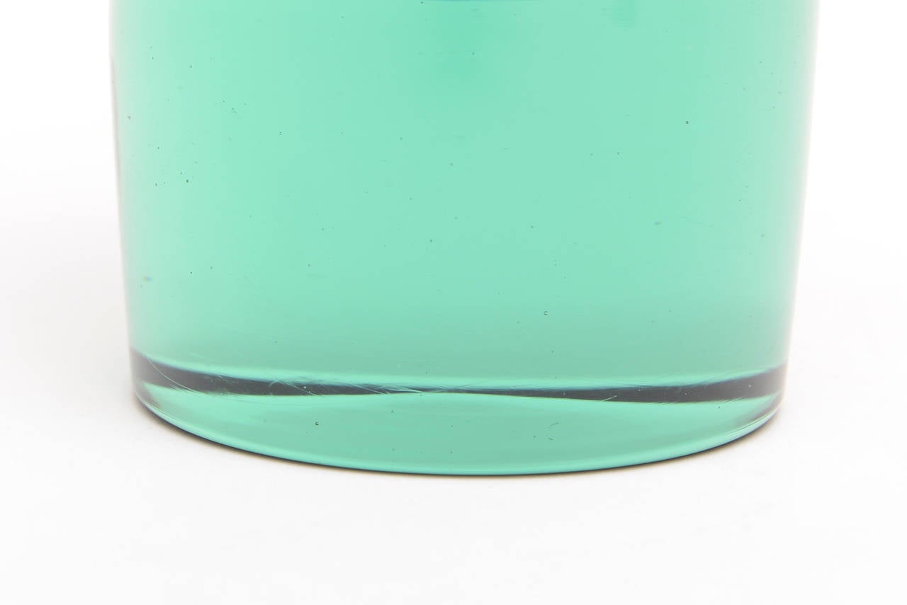 Anje Kjaer for Holmegaard Sommerso Glass Bottle/ Decanter 3