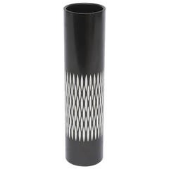 Graphic Diamond Patterned Vase or Pen Holder 12