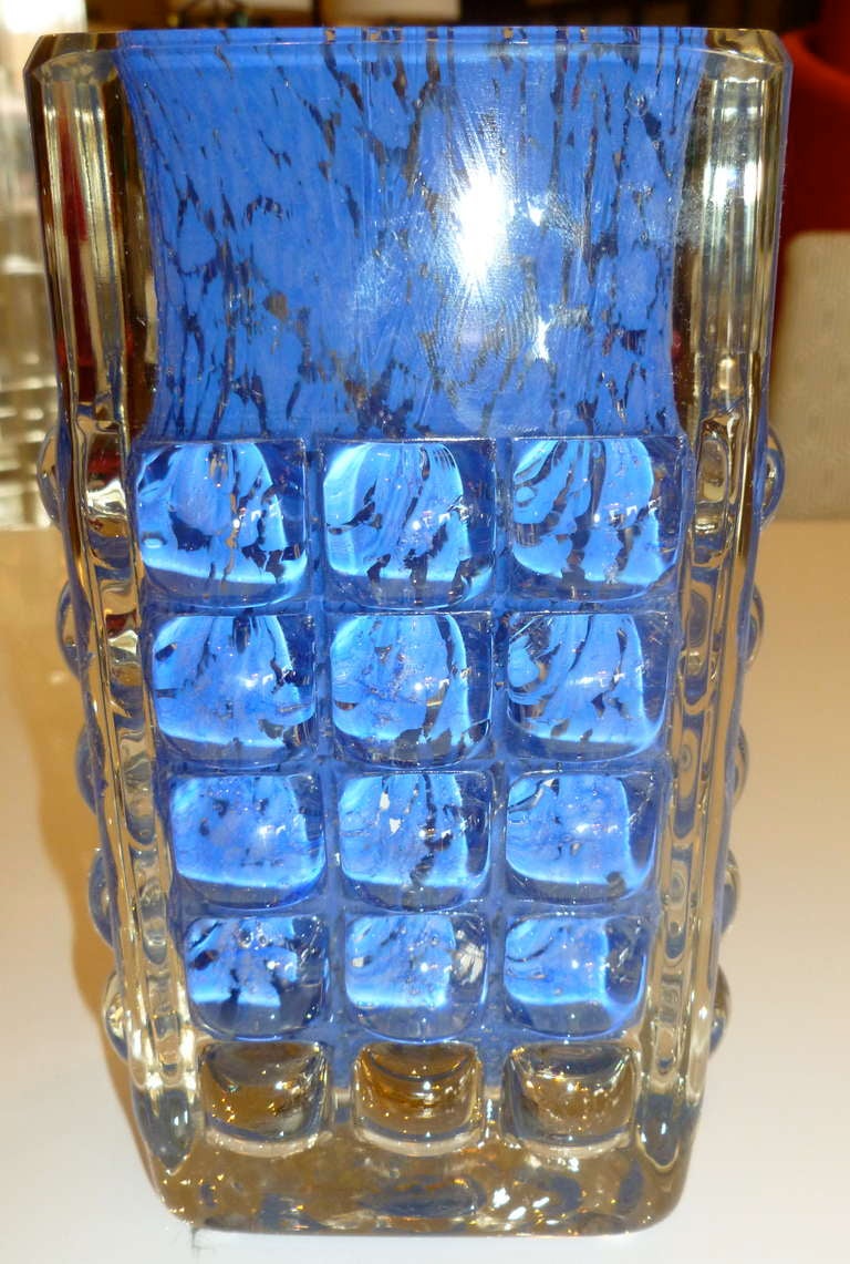 Stunning  Signed Obscure German Luscious Glass Vessel/Vase 6