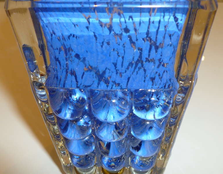 Stunning  Signed Obscure German Luscious Glass Vessel/Vase 3
