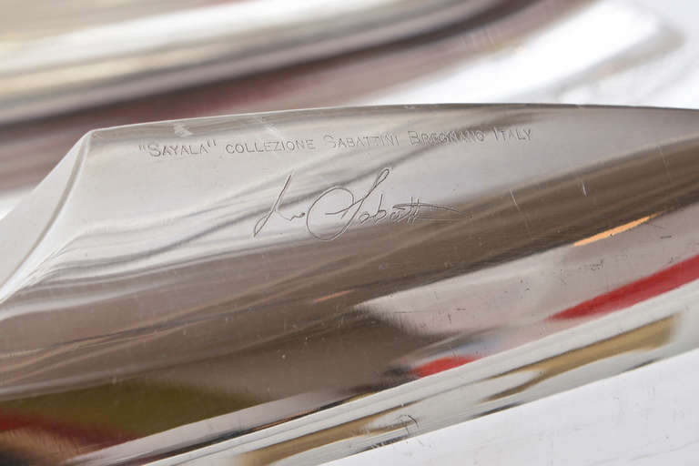 Stunning Italian Signed Lino Sabattini Silver-PlateMonumental Centerpiece Bowl 2