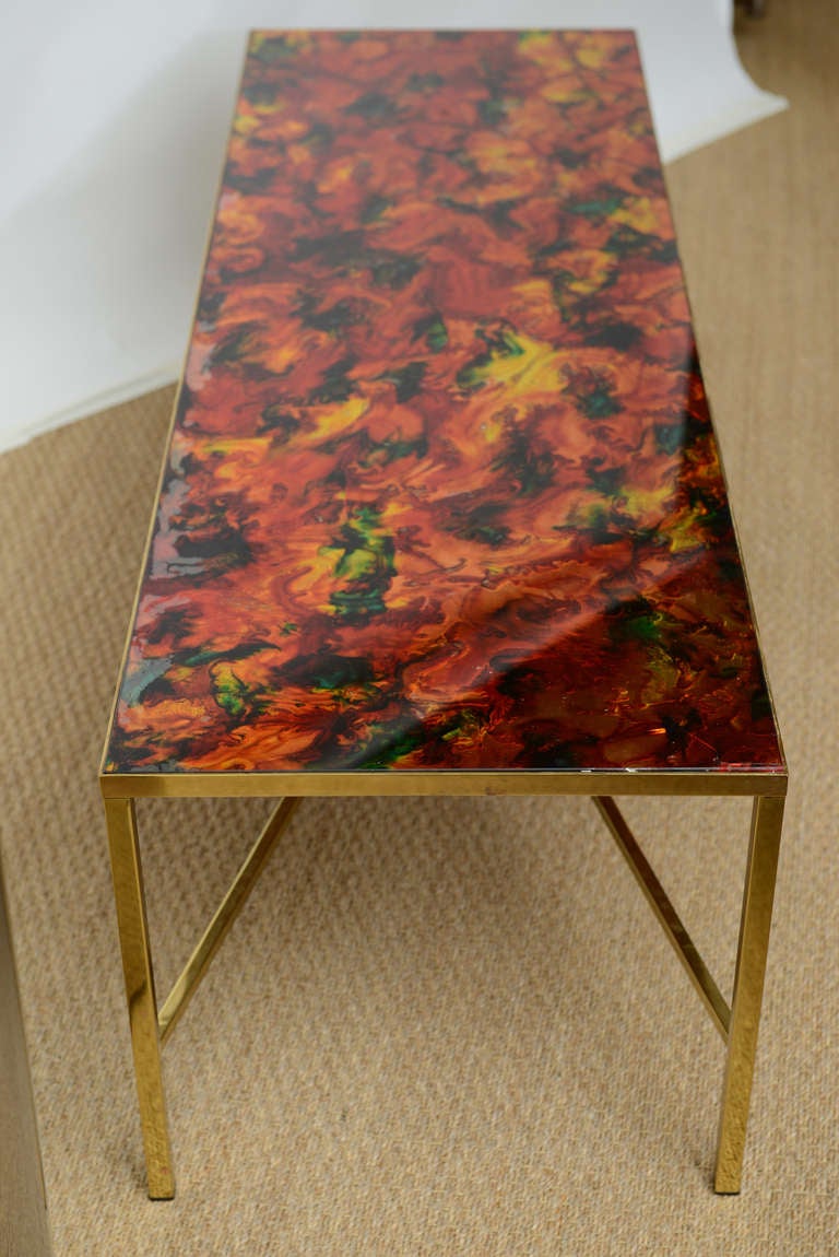 Fantastic Brass and Glass Sculptural and Artful Cocktail Table 3