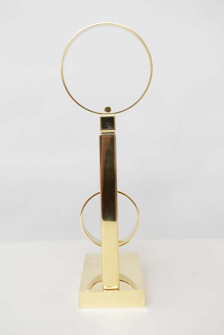 Late 20th Century Bronze Margaret Wasserman-Levy Architectural Abstract Sculpture