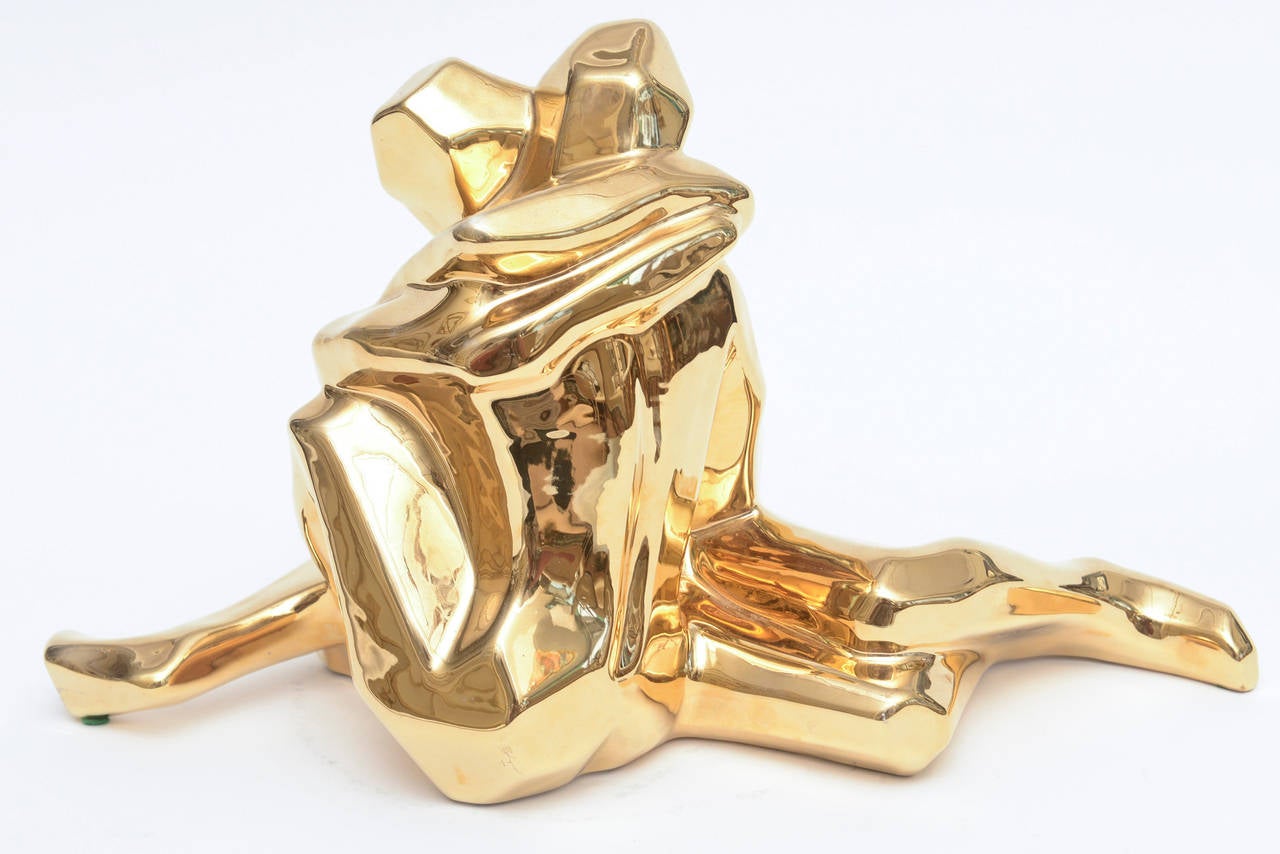 Gold Plated Cubist 