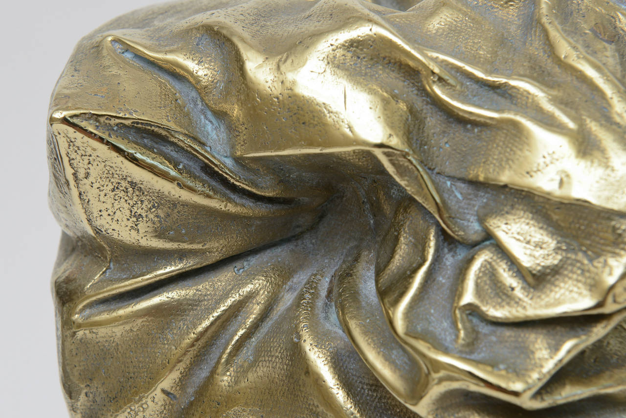 Modern Stellar Signed Two Part Polished Bronze 