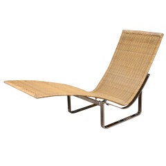 Vintage Poul Kjaerholm PK 24 Chaise Longue Lounge Chair/SAT.SALE