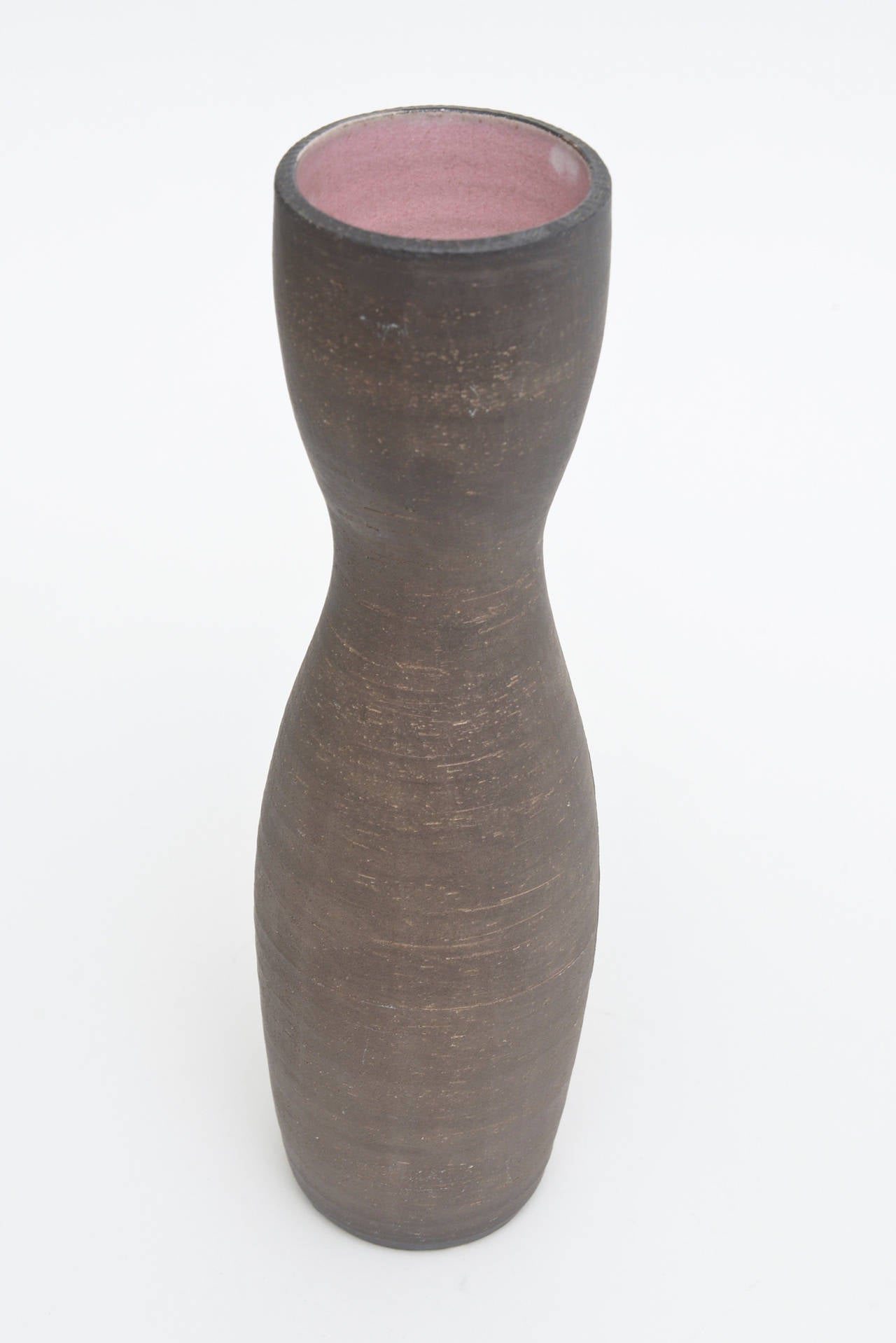 Mid-Century Modern French Miro Inspired Mid-Century Ceramic Vase or Vessel Sculpture