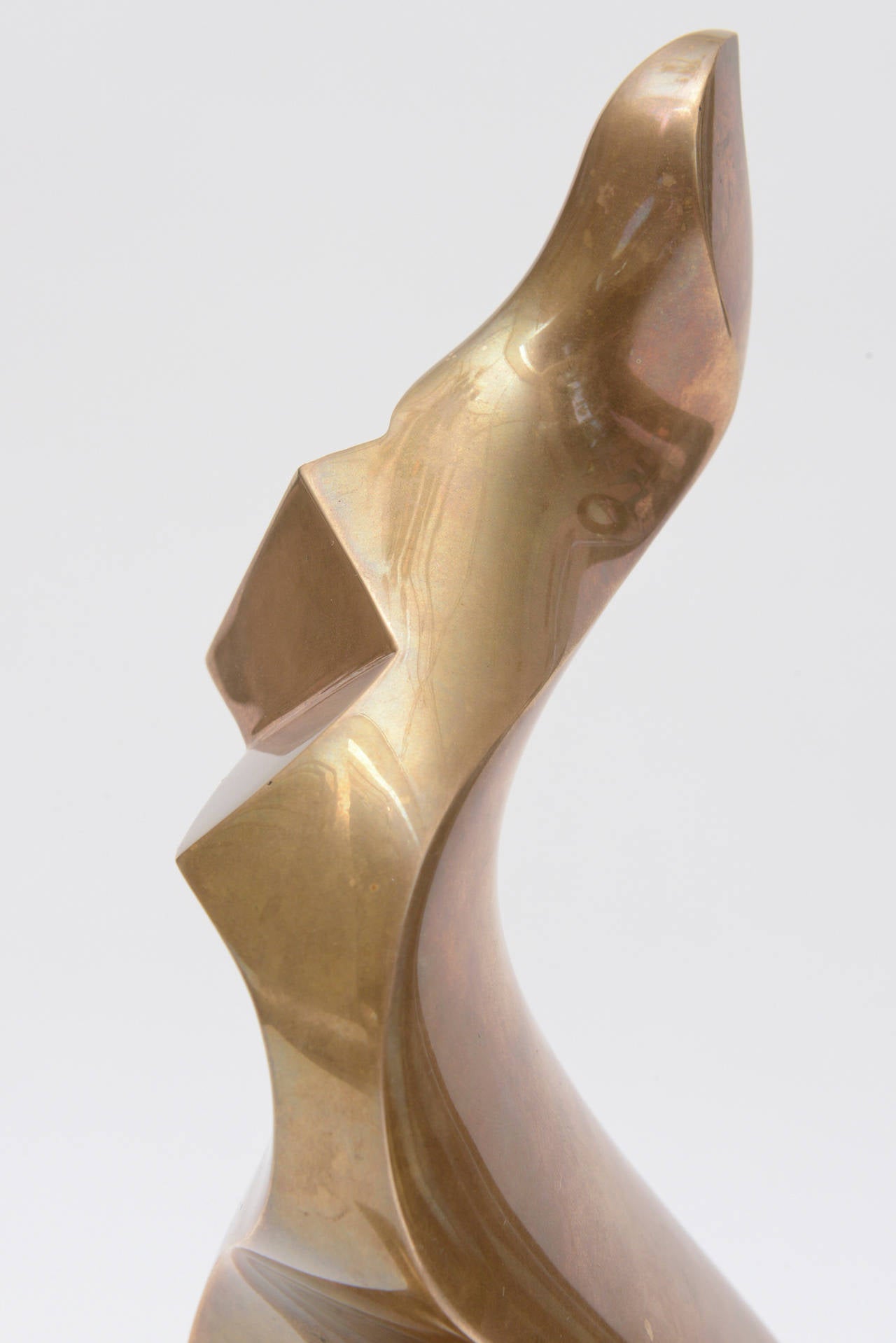 Canadian Antonio Grediaga Kieff Bronze Abstract Sculpture Vintage