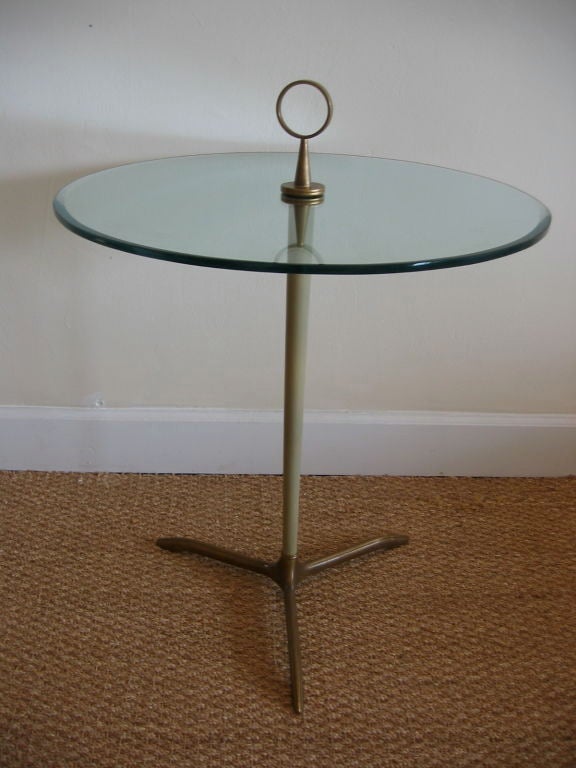 Italian Tripod Gueridon in the manner of Gio Ponti
