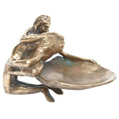 Bronze Sensual and Erotic Lovers Embrace Sculpture 1