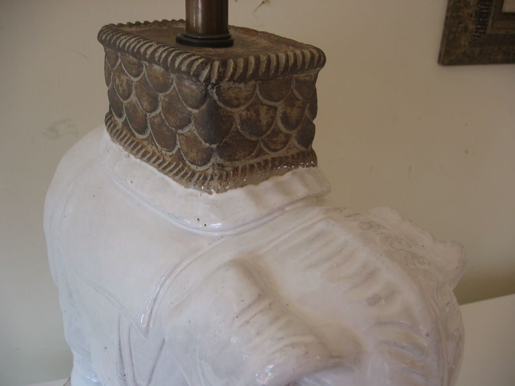 Porcelain Ceramic Elephant Lamp 3