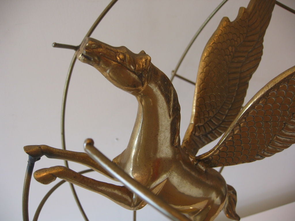 Rare Signed Curtis Jere Pegasus Sculpture 1