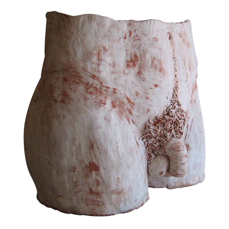 Monumental Visual Male Nude Ceramic Sculpture