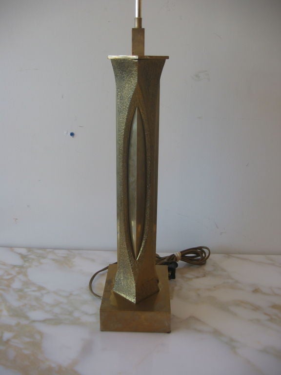 Willy Daro Signed Bronze Lamp 5