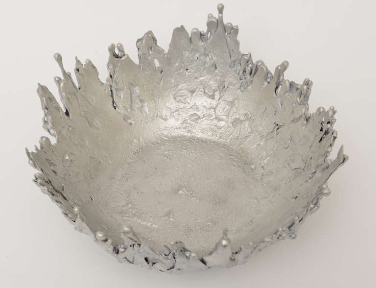 Molten Steel Sculptural Bowl 1