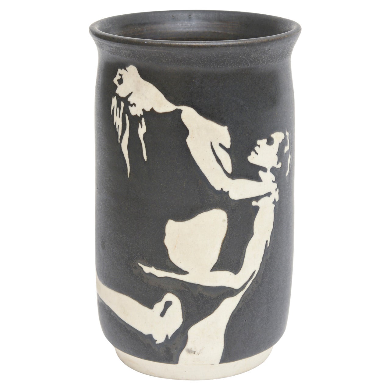 Fabulous Vintage Rare Erotic and Sensual Ceramic Vase
