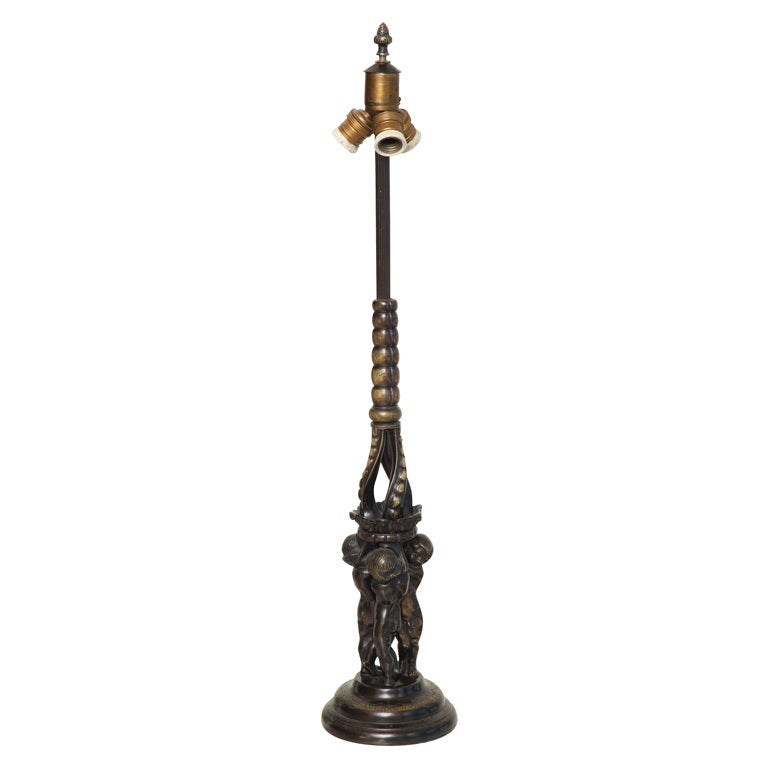 Decorative Cast Bronze Table Lamps at 1stDibs