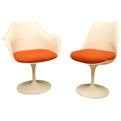 Set Of Four Original Eero Saarinen For Knoll Tulip Dining Chairs