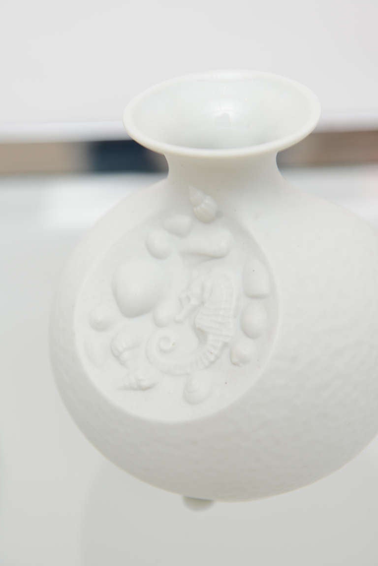 Sculptural Collection of 7 German White Porcelain Vases/Vessels 6