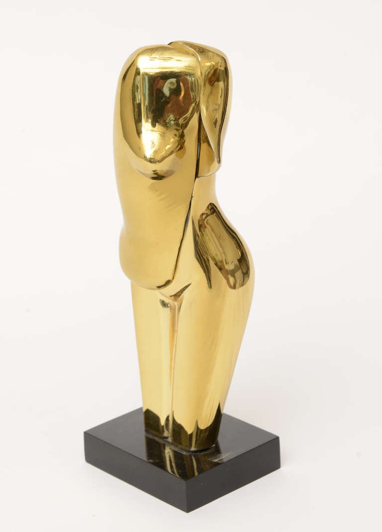 Brass Abstract Small Sculpture