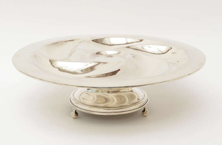 This gorgeous hallmarked Mexican sterling silver period 'LAZY SUSAN