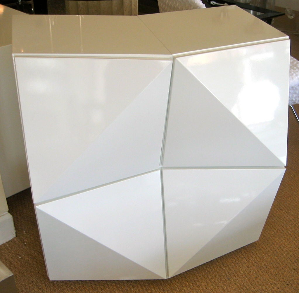 Fabulous And Rare Geometric Cabinet/Bar Cabinet