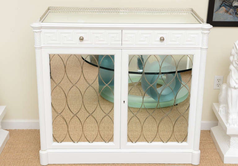Fabulous Cabinet  Greek Key Dry Bar