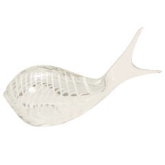 Fabuleux poisson italien en verre de Murano
