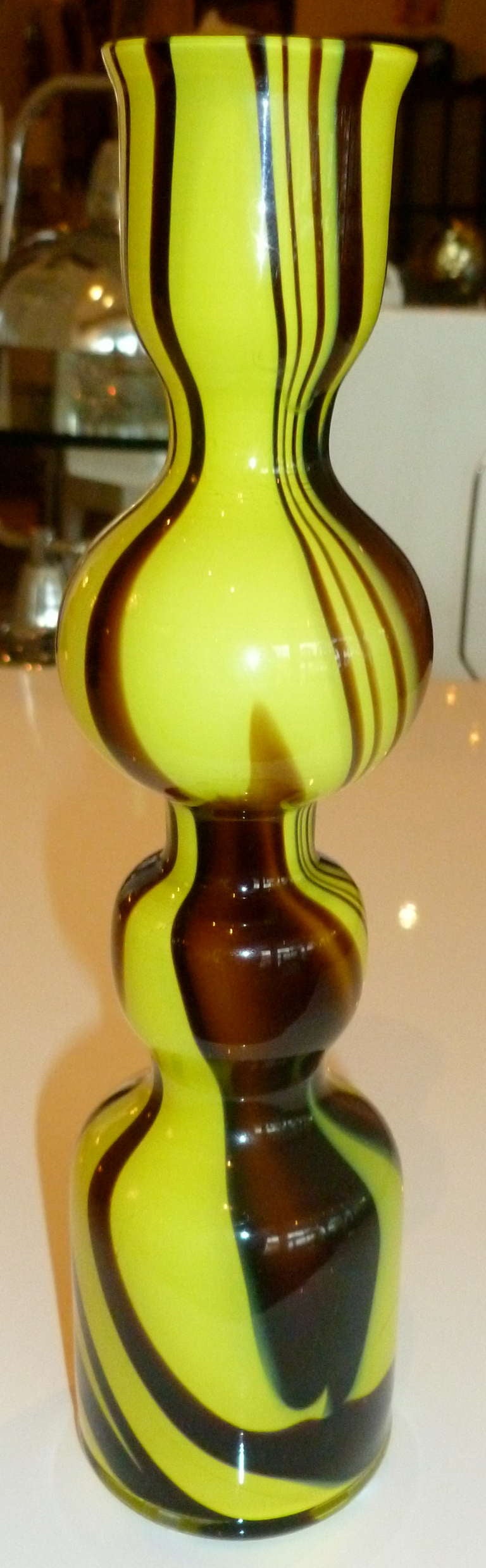 italian glass vase