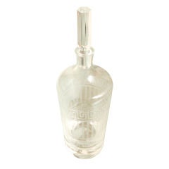 Versace for Rosenthal Classic Greek Key Glass Decanter