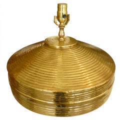 Fabulous Sculptural Brass Lamp