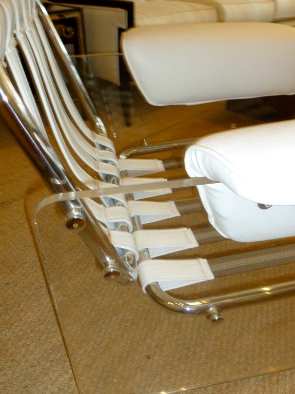 Pace Argenta Lucite and Chrome Lounge Chair 5