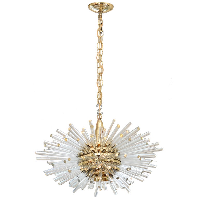 Bakalowits & Sohne Austrian Crystal/Brass "Miracle" Chandelier