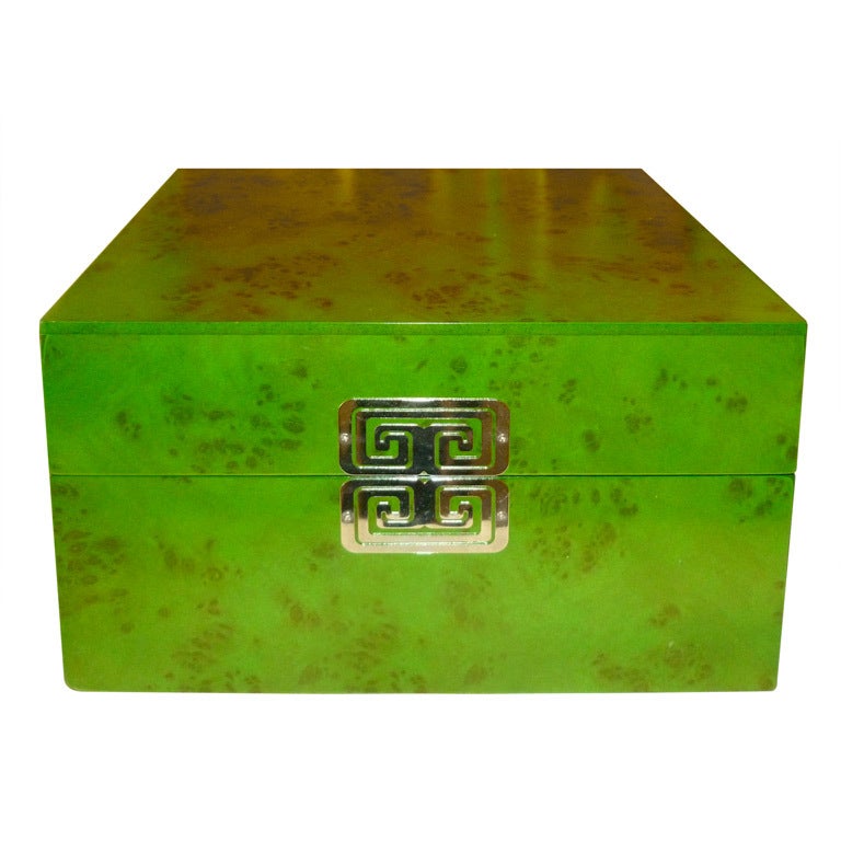 Luscious and Substantial Kelly Green Lidded Box
