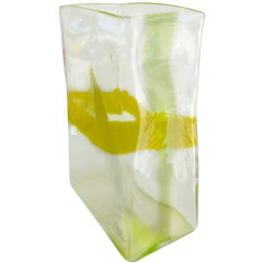 Pierre Cardin for Venini Murano Italian Glass Vase/SATURDAY SALE