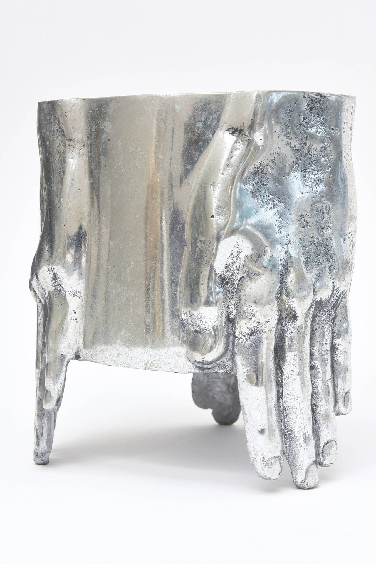 American Three Signed Aluminum Sculptural Objects in the Style of Richard Etts For Sale