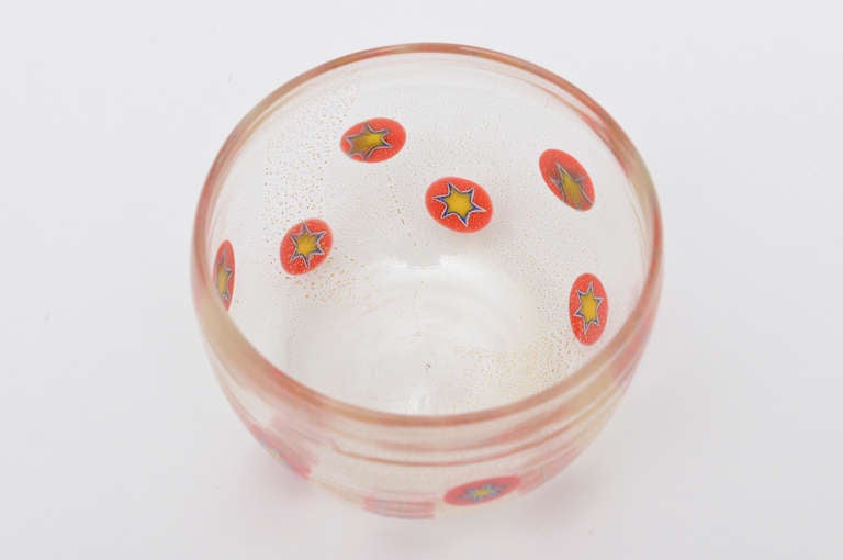 Italian Murano Glass Star Murines  Small Nut Bowl 1
