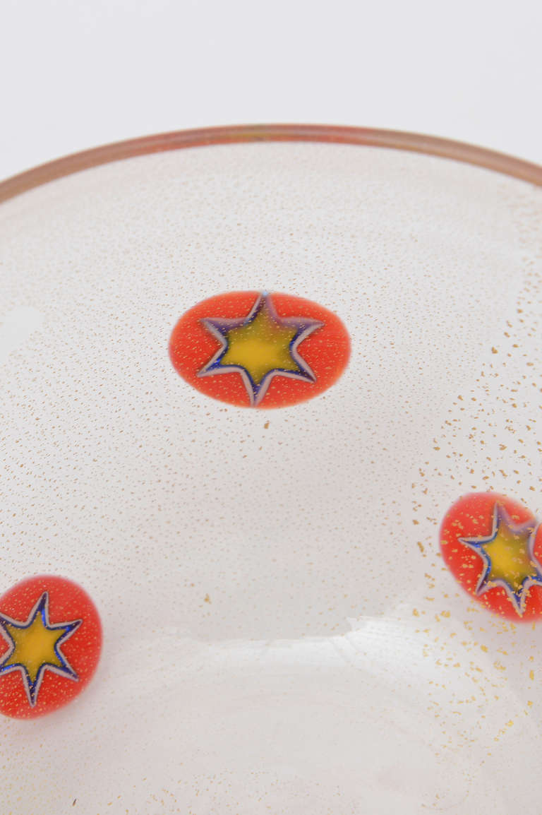 Italian Murano Glass Star Murines  Small Nut Bowl 2