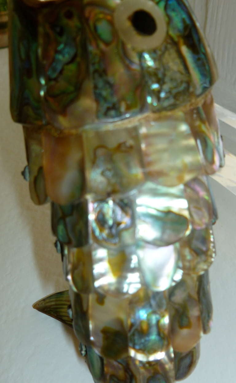 Abalone/Bronze Los Castillo Style Mexican Bottle Opener 3