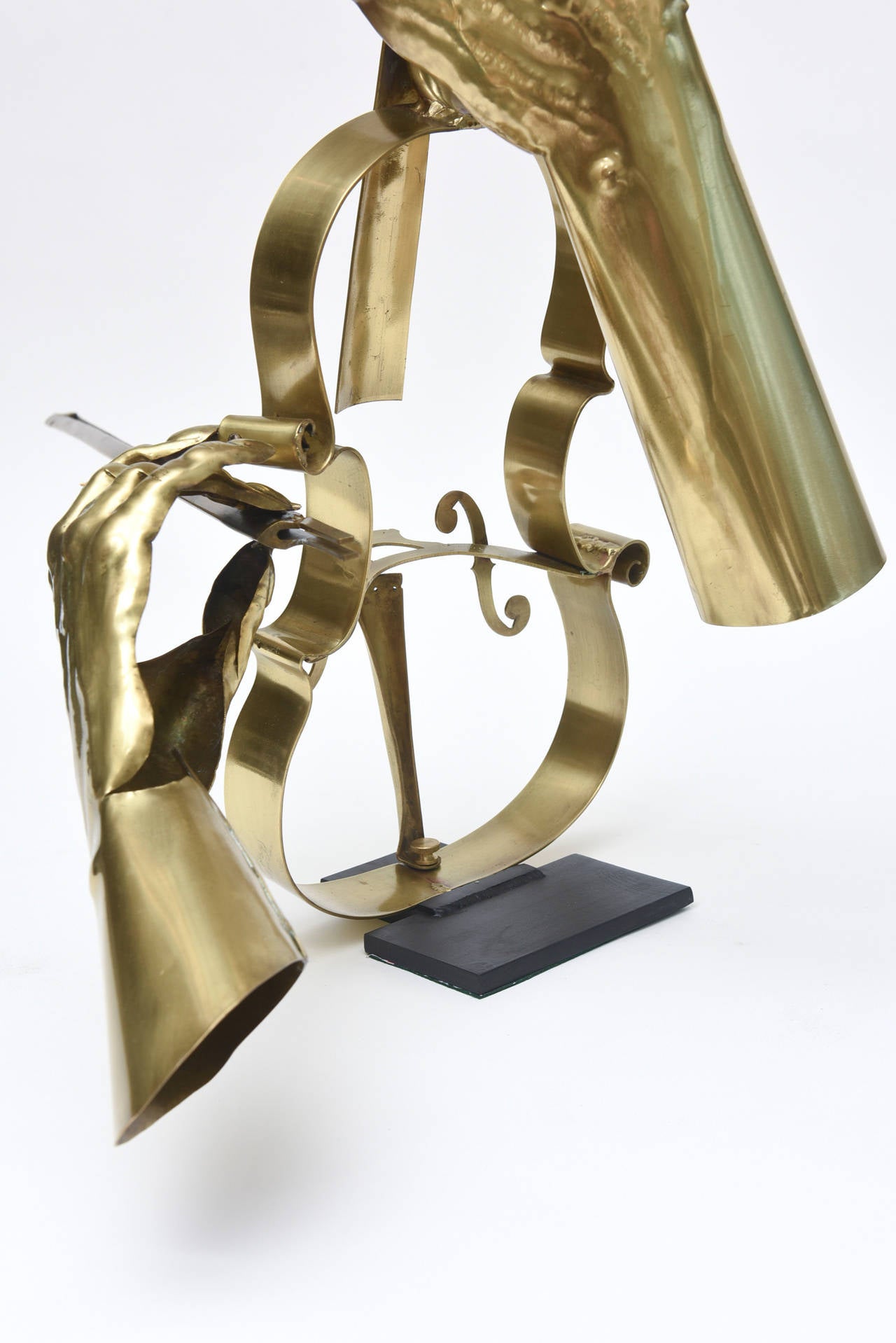 Fernando Cid De Diego Brass One-of-a-Kind Violin Sculpture 2